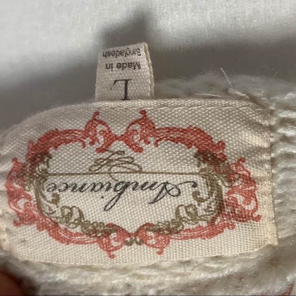 Cream knitted cropped top - Picture 3 of 3